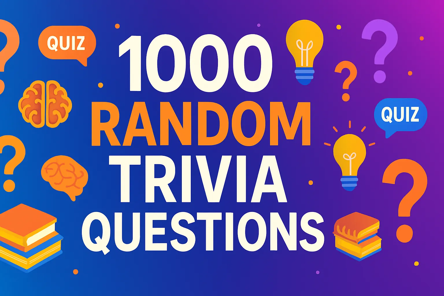 1000 Random Trivia Questions